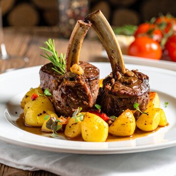 Tournedos of Beef with Cocotte Potatoes