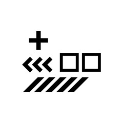 Obraz premium memphis element