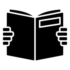 Book Reading Icon For Design Elements