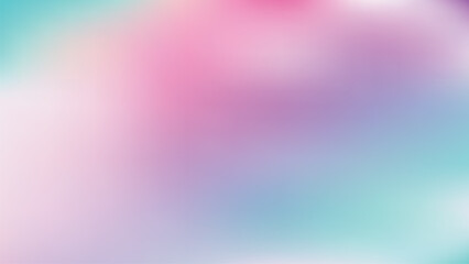 Obraz premium Vibrant holographic pastel gradient background in pink and cyan