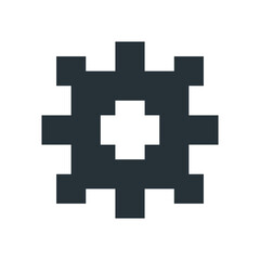 Obraz premium pixel setting icon