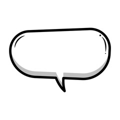 Fototapeta premium cartoon speech balloon