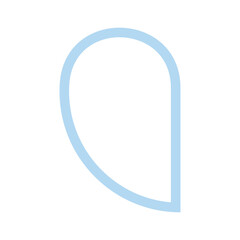 outline abstract shape