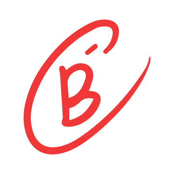 b grade score
