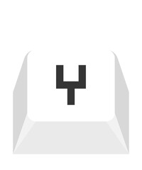 Obraz premium alphabet keycap