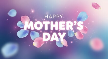 Naklejka premium Happy mother's day wishes and greetings