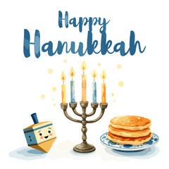 hanukkah banner, hanukkah poster, happy hanukkah design, festival of lights banner, hanukkah background, hanukkah celebration poster, jewish holiday banner, menorah design, hanukkah menorah illustrati