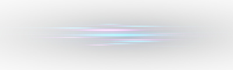 Fototapeta premium Neon laser streak in a futuristic light path. Cyber optical lines with radiant glow and sharp intensity.