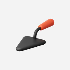 3d Realistic Trowel vector illustration