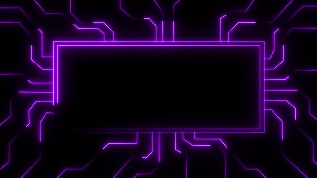 Digital Data moving on Circuit Board and CPU loop backgrounds. Computer Processing and organizing data. Abstract high tech Artificial intelligence data mining, modern computer technology surface