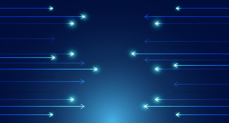 sfondo, frecce, grafica, luce, luminose, concetto, velocit&agrave;,  successo