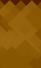 Bright orange and yellow seamless mosaic pattern featuring abstract geometric triangle shapes in a vintage vector illustration style for a decorative textured wallpaper backdrop