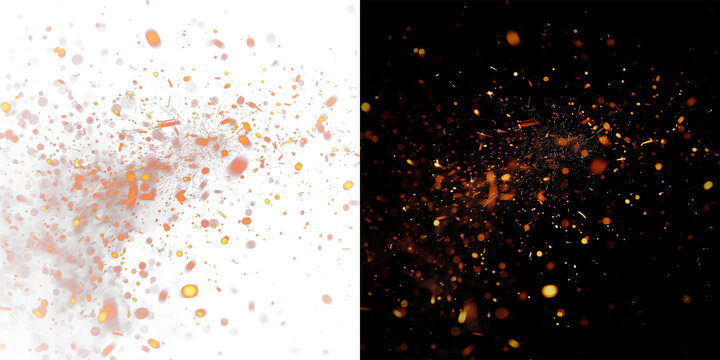 Fire Flames and Sparks fire embers or spark particles with transparent background Fire sparks Fire embers particles glowing yellow and orange flames with embers floating glowing yellow orange flames