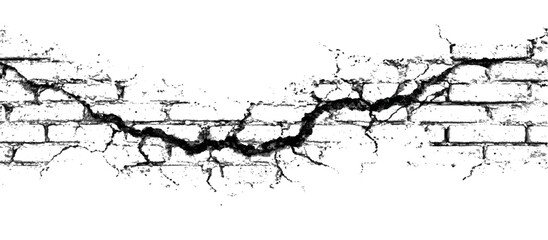 Obraz premium Abstract grungy black and gray crack wall texture. vector old scratches dirty aged concrete wall background design.