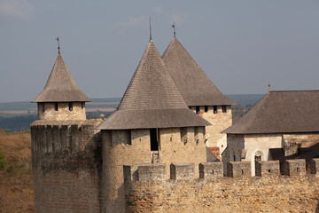 The Khotyn Fort is one of the most significant monuments of the middle-century defense architecture of Ukraine, built on the high birch of the Dniester near the Chernivets region. F
