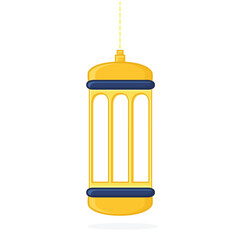 lantern. arabian lantern lamp illustration vector cartoon. arabic lam