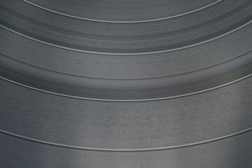 closeup of a vinyl record tracks