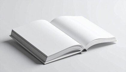 Floating book cover mockup, natural ambient light