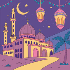3d-cartoon-ramadan-city--mosque-domes--hanging