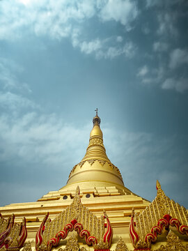 The Global Vipassana Pagoda is a Meditation Hall located in Gorai islands at Borivali west Mumbai India