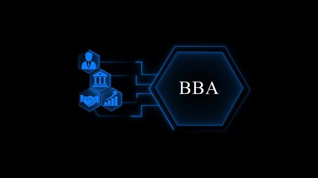 Business Bachelor Degree B A Infographic Animation Corporate Education business degree