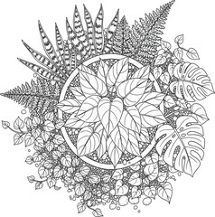 Botanical Mandala