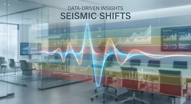 Colorful Abstract Spectrum Wave Lines with Vibrant Gradient for Sound and Data Visualization