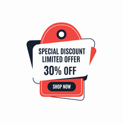 Flash Sale Announcement Banner With Bold Typography