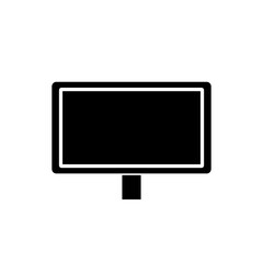 LCD Screen Monitor Vector Illustration