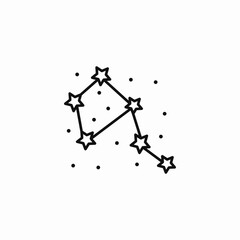 star constellation pattern icon sign vector