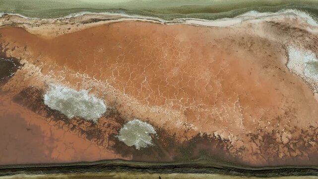 Salt Lake in Paracas Desert