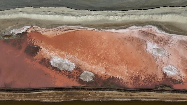 Salt Lake in Paracas Desert