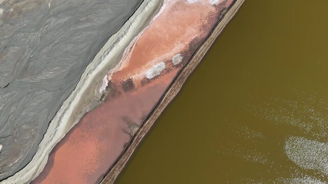 Salt Lake in Paracas Desert