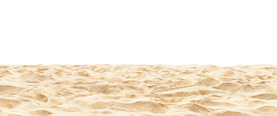 Obraz premium Panorama of tropical beach with white sand and turquoise water with copy space.