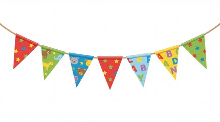 Obraz premium colorful ribbons isolated on white background