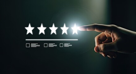 Hand interacting with glowing sound wave and equalizer interface