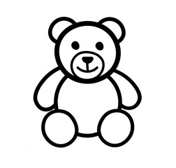 Obraz premium teddy bear vector illustration
