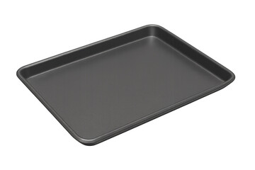 Empty metal oven tray for cooking or baking