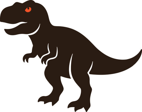 Adobe Illustrator Artwork: dinosaur silhouette