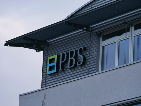 Germany, Paderborn, February 01. 2026, PBS sign, tax consultants Pekala and Partners in Paderborn