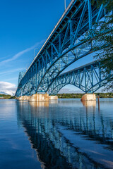 Fototapeta premium Grand Island bridges spanning the niagara river.