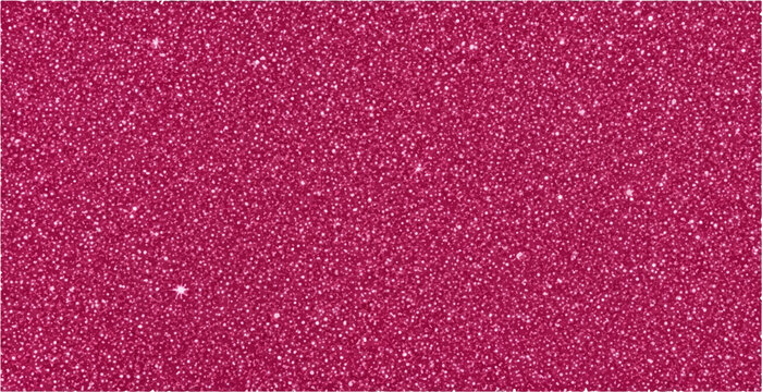 A vibrant magenta glitter texture with numerous tiny sparkling particles
