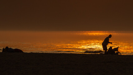 zachód nad morzem © Stanisaw