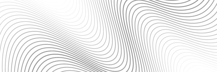 Horizontal line pattern. From thin line to thick. Parallel stripe. Black streak on white background. Straight gradation stripes. Abstract geometric patern.