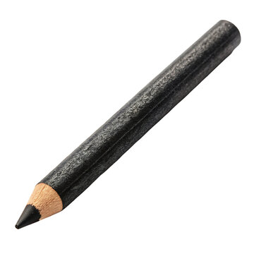 Black Eyeliner Pencil for Eye Makeup, A sharpened dark kohl stick used for cosmetic beauty applications