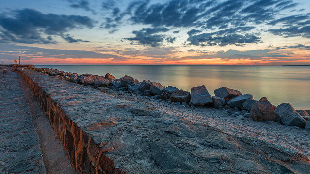 Ustka przed wschodem