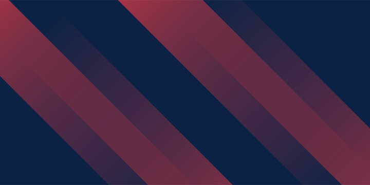 Modern red blue business background. Red maroon and dark blue gradient with stylish line and square decoration suit for presentation design