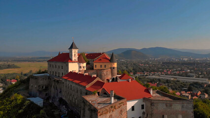 Obraz premium Mukachevo Palanok Castle: Ukraine