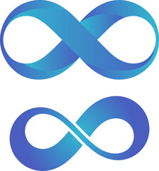 Neurodiversity Infinity Symbol Gradient Icon for Autism Awareness
