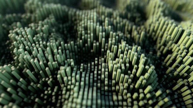 Corporate digital transformation abstract animation
